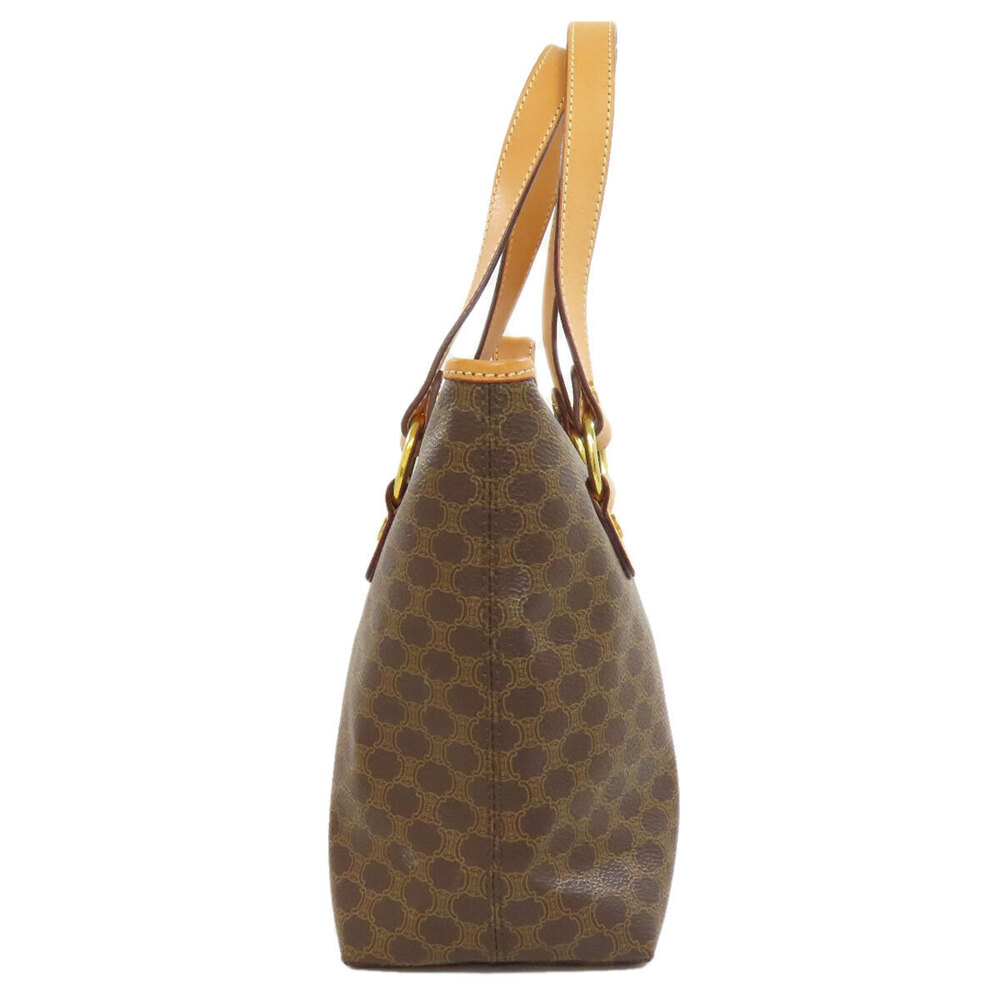 Celine Macadam Boston Leather Brown handbag - Picture 3 of 11